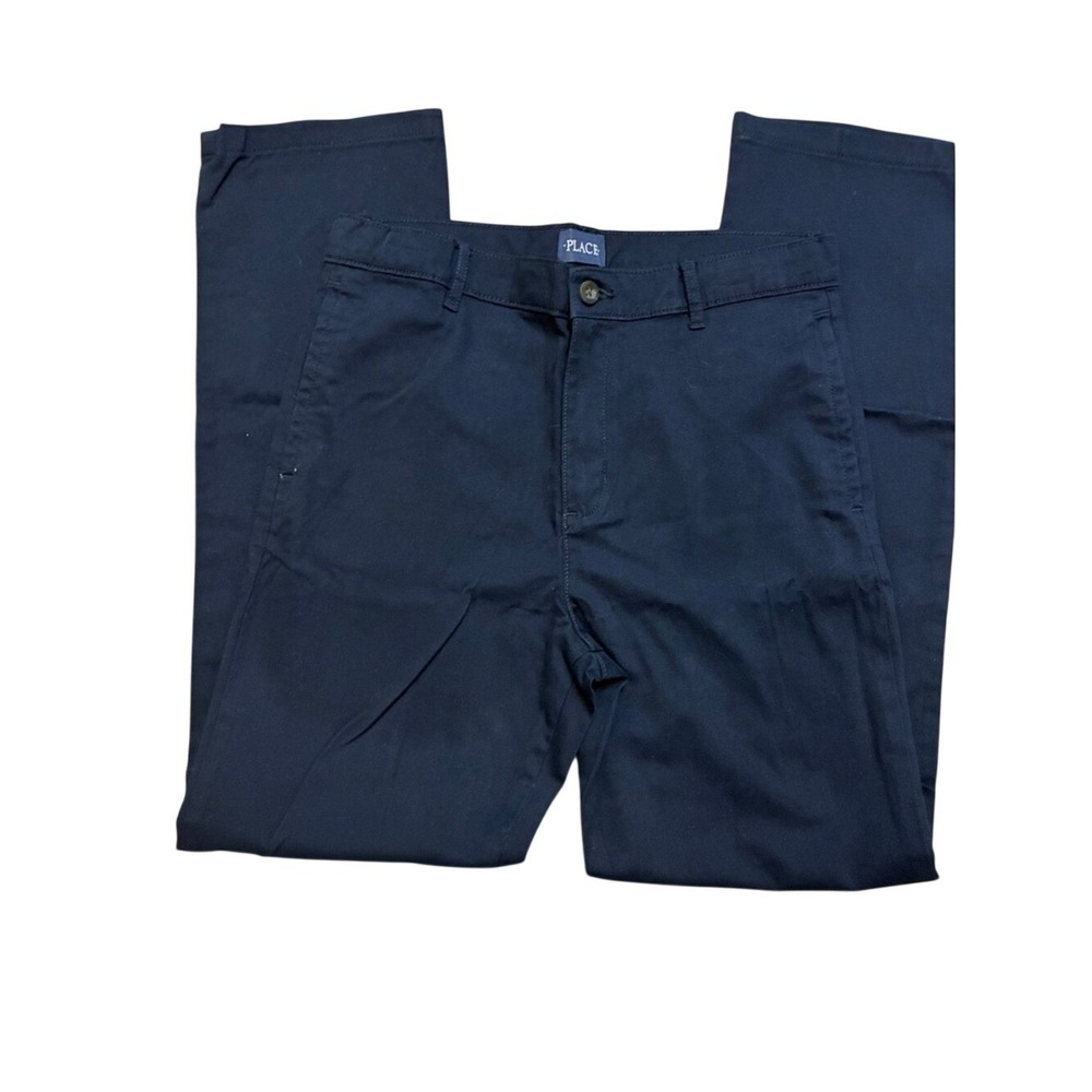 The Children's Place Navy Straight-Leg Cotton Chinos 16